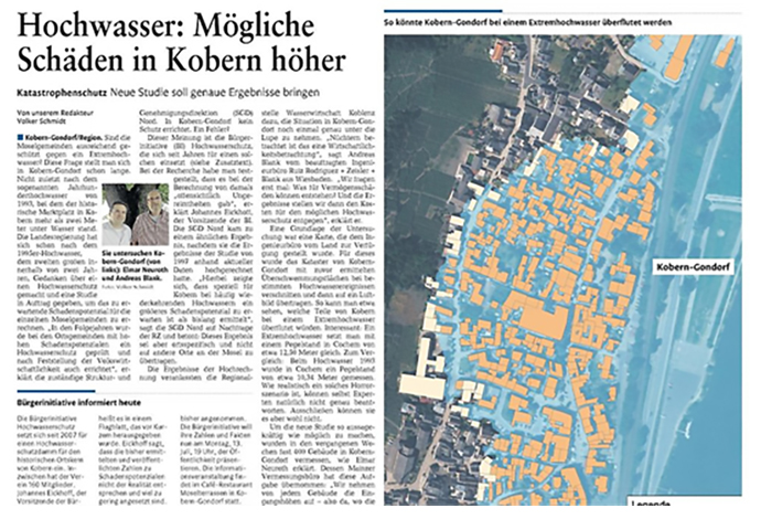 Rhein-Zeitung, 13.07.2015 – Mögliche Schäden