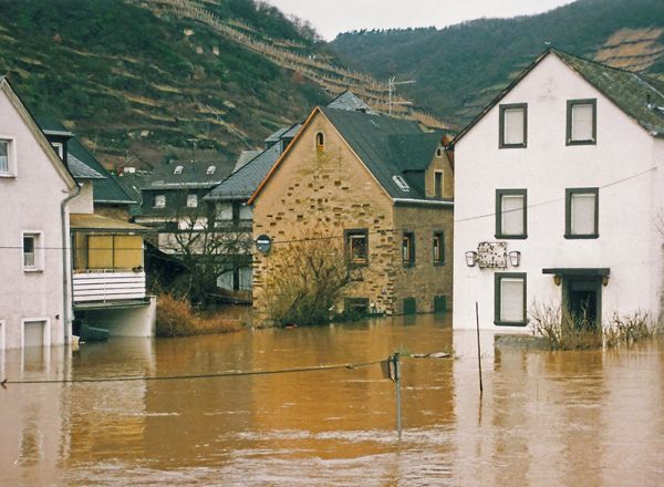 Hochwasser 1993 - Moselweg