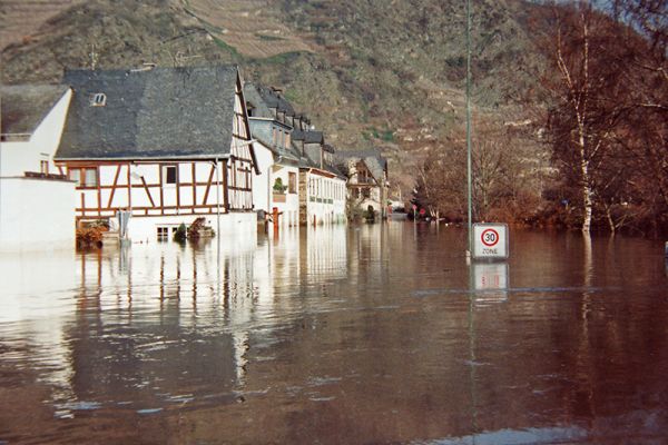 Hochwasser 1993 - Moselweg