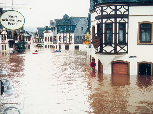 Hochwasser 1993 - Marktplatz