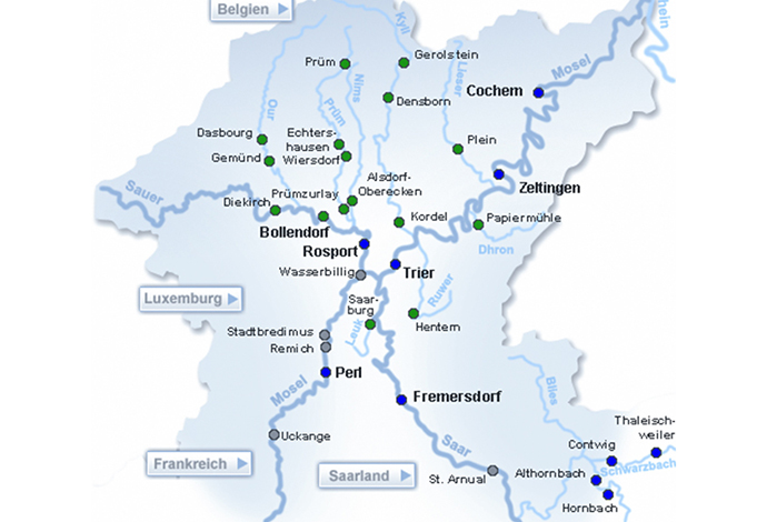 Pegelstände Mosel